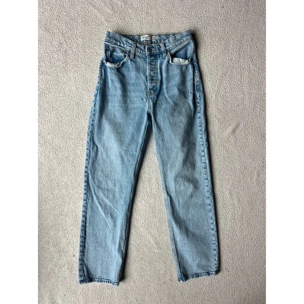 Abercrombie & Fitch The Dad High Rise Jeans Womens 25 / 0